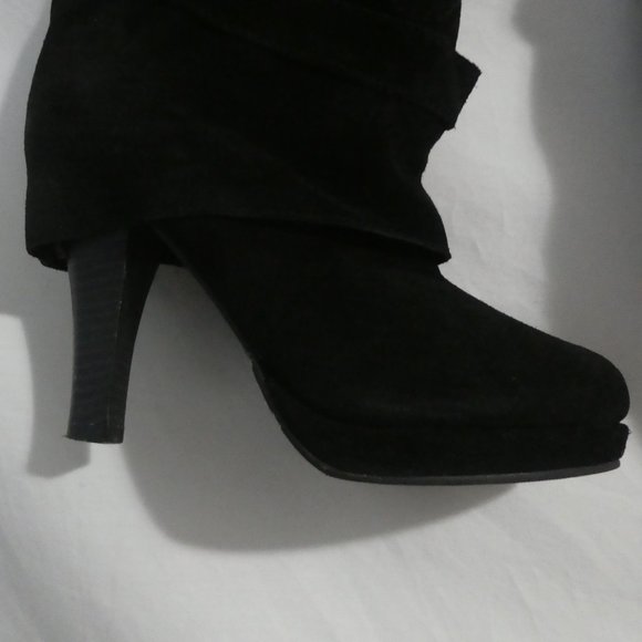 RESTRICTED | size 7.5 | Suede Heeled Boot - Picture 8 of 16